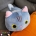 Възглавница-играчка Сиво коте 35 см