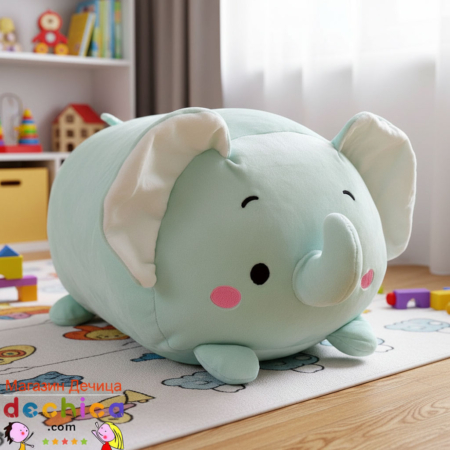 Плюшена играчка - възглавница Слон 60 см