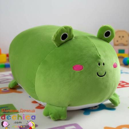 Плюшена играчка - възглавница Жаба 60 см